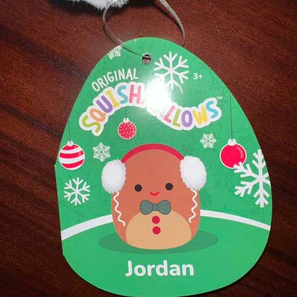 NWT | Ornament Christmas Squishmallow | Jordan | Gingerbread - Picture 3 of 6